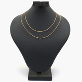 Women's Chain 2Pcs Set - Golden, Women Jewellery Set, Chase Value, Chase Value