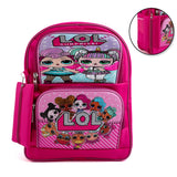 Kids School Backpack 15.5" Zee-214 - Pink, School Bags, Chase Value, Chase Value