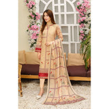 Bareera Zari Lawn Digital Printed 3Pcs Unstitched Suit With Lawn Dupatta - 6, Women, 3Pcs Shalwar Suit, Rana Arts, Chase Value