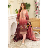 Bareera Zari Lawn Digital Printed 3Pcs Unstitched Suit With Lawn Dupatta - 8, Women, 3Pcs Shalwar Suit, Rana Arts, Chase Value