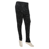 Women's Velvet Printed Tights - Black, Women Pants & Tights, Chase Value, Chase Value