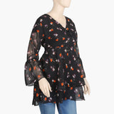 Women's Western Top - Black, Women T-Shirts & Tops, Chase Value, Chase Value