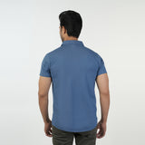 Men's Half Sleeves Front Open Polo T-Shirt, Men's T-Shirts & Polos, Chase Value, Chase Value