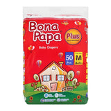 Bona Papa Plus Baby Diapers, Medium, No. 3, 5-10kg, 50-Pack, Diapers & Wipes, Bona Papa, Chase Value