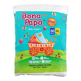 Bona Papa Plus Baby Diapers, XXL, No. 6, 16kg+, 50-Pack, Diapers & Wipes, Bona Papa, Chase Value
