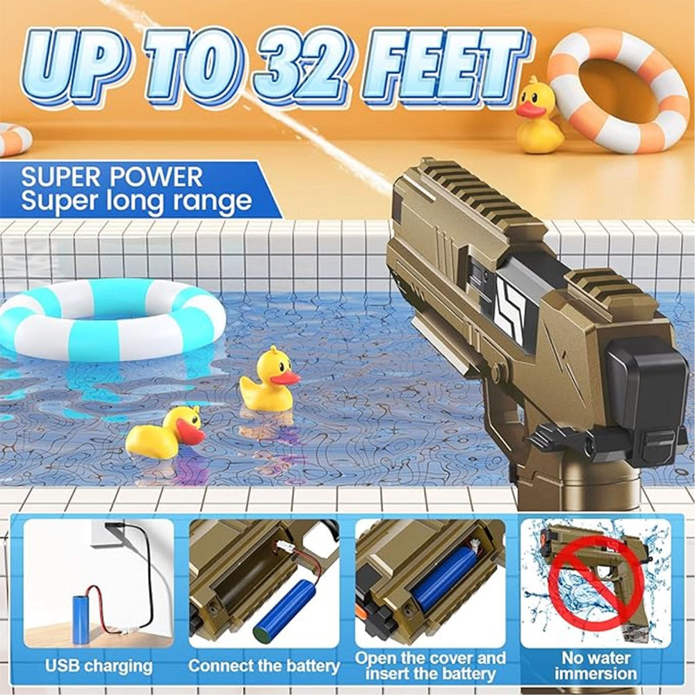 Water Gun For Kids - Brown, Weapon Toys, Chase Value, Chase Value