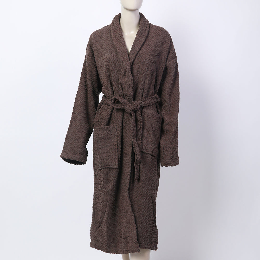 Adult Bathrobes Terry Plain - Brown, Bath Robes, Chase Value, Chase Value