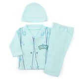 Newborn Boys Full Sleeves Suit - Sky Blue, Newborn Boys Sets & Suits, Chase Value, Chase Value