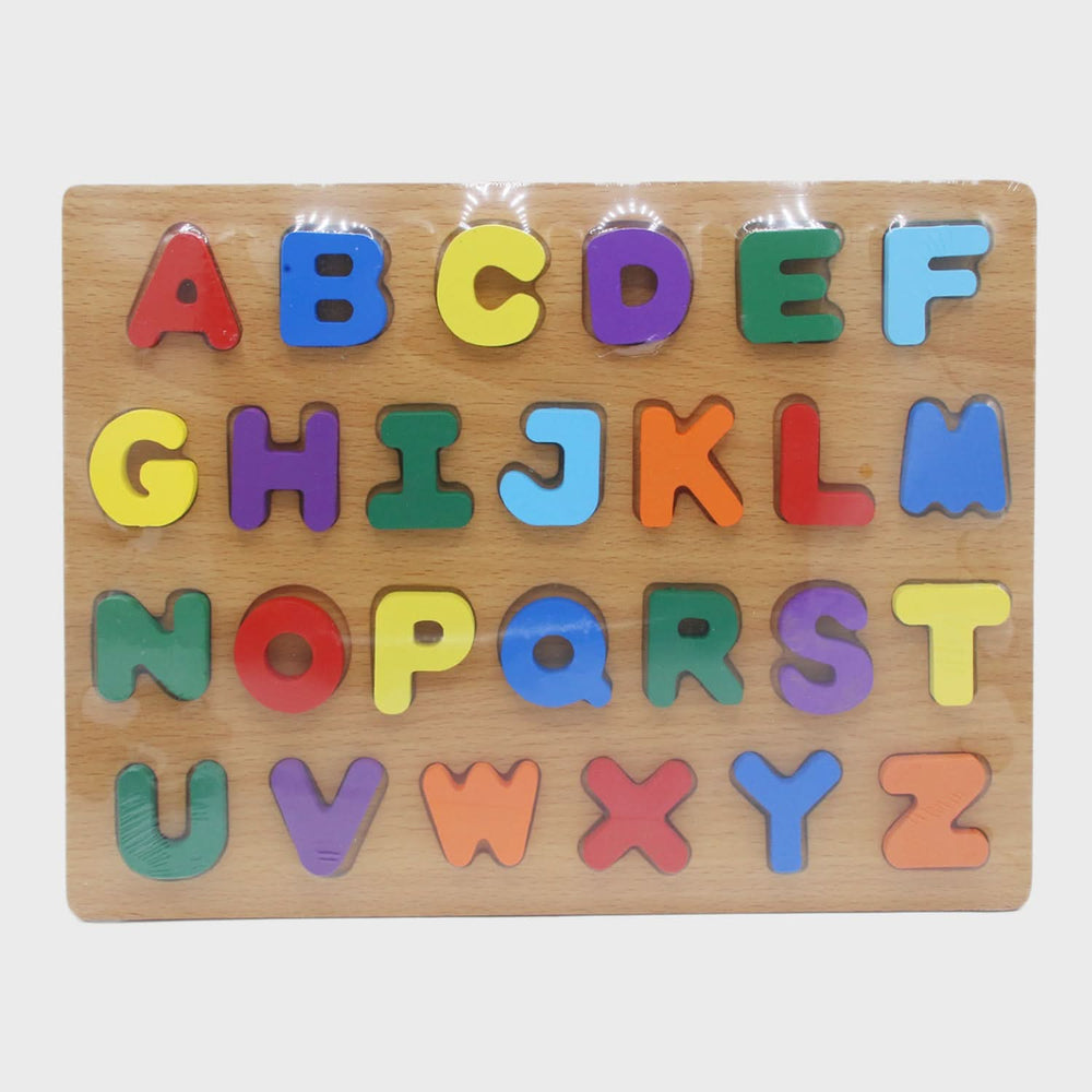 Wooden Puzzle Number & Words Large - Multi Color, Board Games & Puzzles, Chase Value, Chase Value