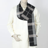 Men's Muffler - Black, Men's Shawls & Mufflers, Chase Value, Chase Value