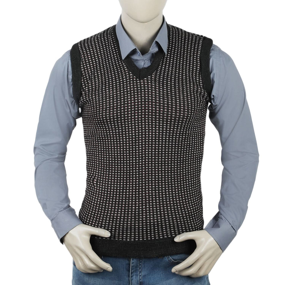 Men's Sleeveless Sweater - Black, Men's Sweater & Sweat Shirts, Chase Value, Chase Value