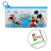 Pencil Pouch With Free Stationery Set - Blue, Stationery Pouch & Box, Chase Value, Chase Value