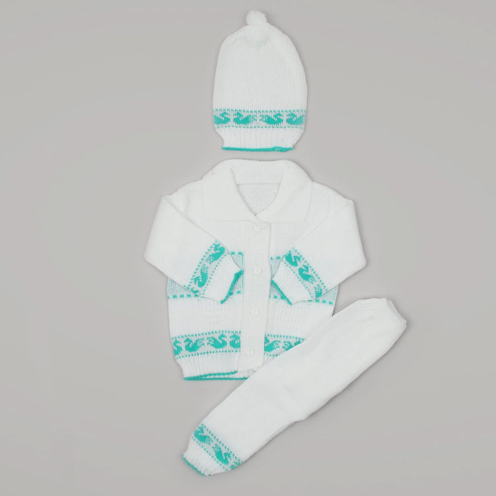 Newborn Boys Full Sleeves Suit - Green, Newborn Boys Sets & Suits, Chase Value, Chase Value
