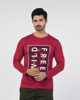 Men’s Printed Full Sleeves T-Shirt, Men's T-Shirts & Polos, Chase Value, Chase Value