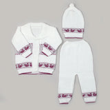 Newborn Boys Full Sleeves Suit - Purple, Newborn Boys Sets & Suits, Chase Value, Chase Value