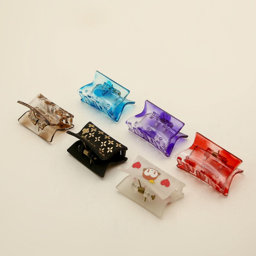 Hair Catcher 6 Pcs - Multi Color, Women Hair & Head Jewellery, Chase Value, Chase Value