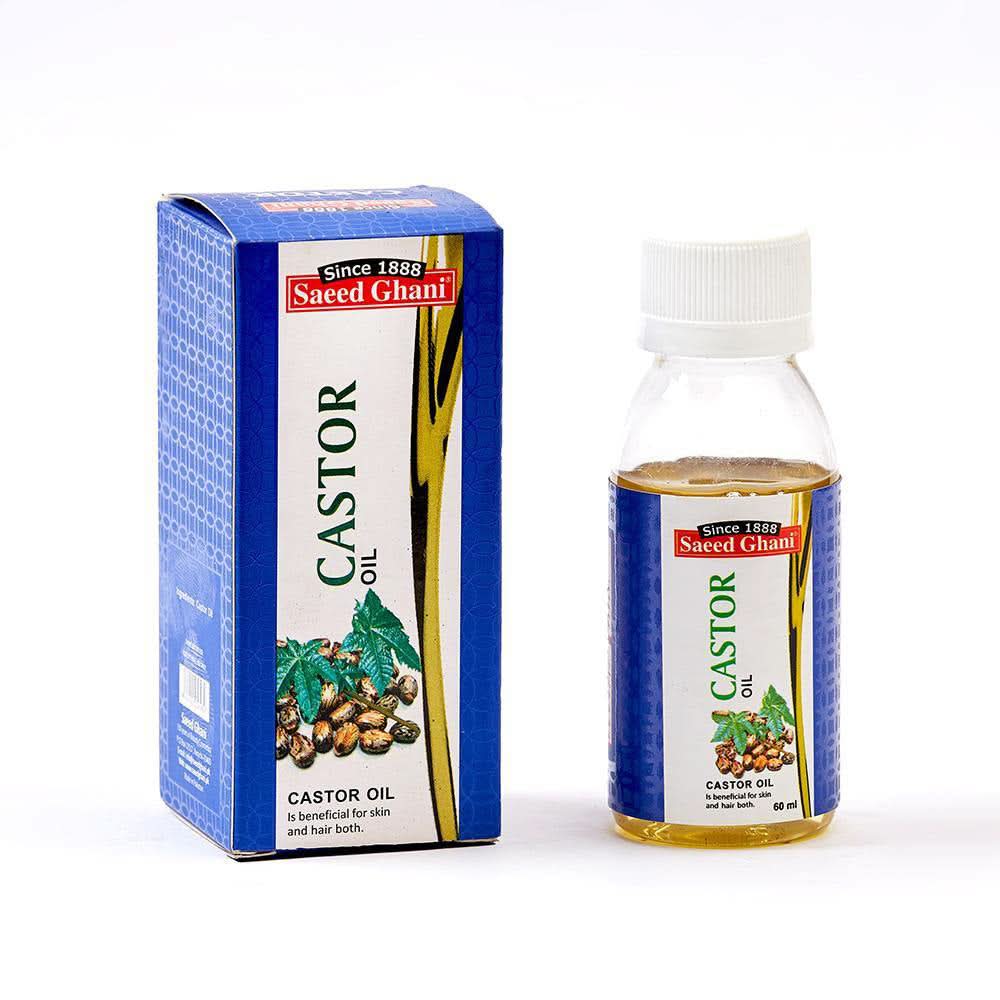 Saeed Ghani Castor Oil - 60 ml, Hair Oils, Chase Value, Chase Value