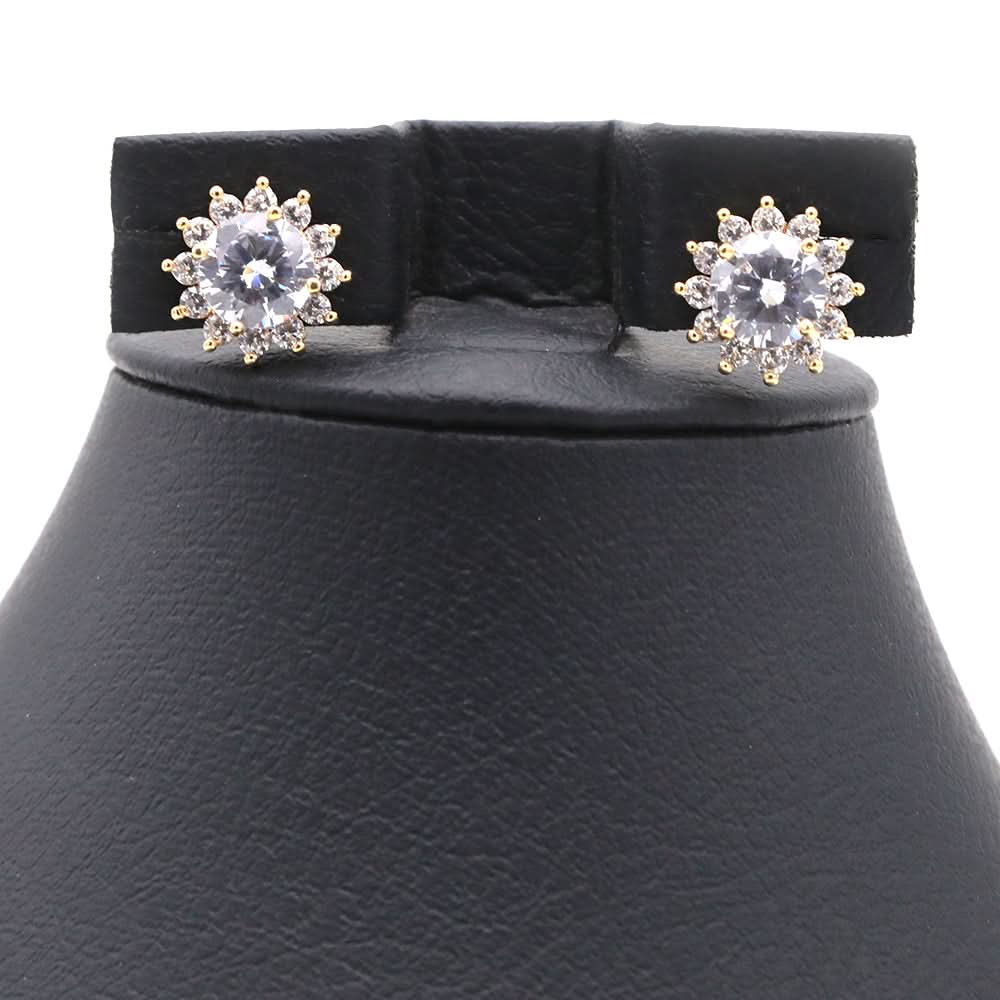 Women's Top Zircon - Golden, Women Earrings & Tops, Chase Value, Chase Value