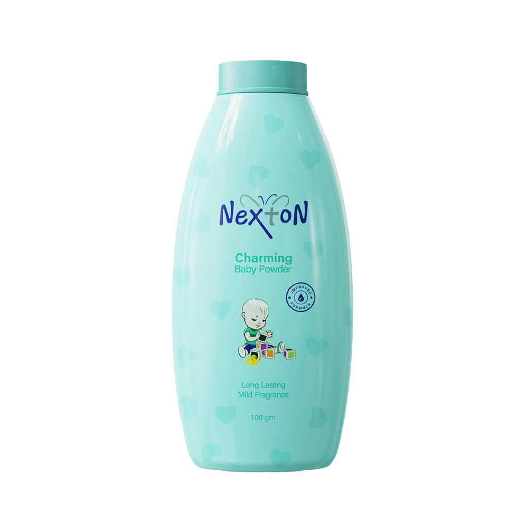 Nexton Charming Baby Powder - 100ml, Baby Care, Nexton, Chase Value