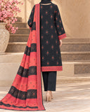 Noor Collection Aneela's Peach Dhanak Embroidered Suit - 3 Pc