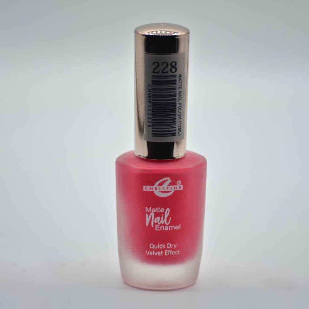 Christine Matte Nail Enamel Shade - 228, Nails, Christine, Chase Value