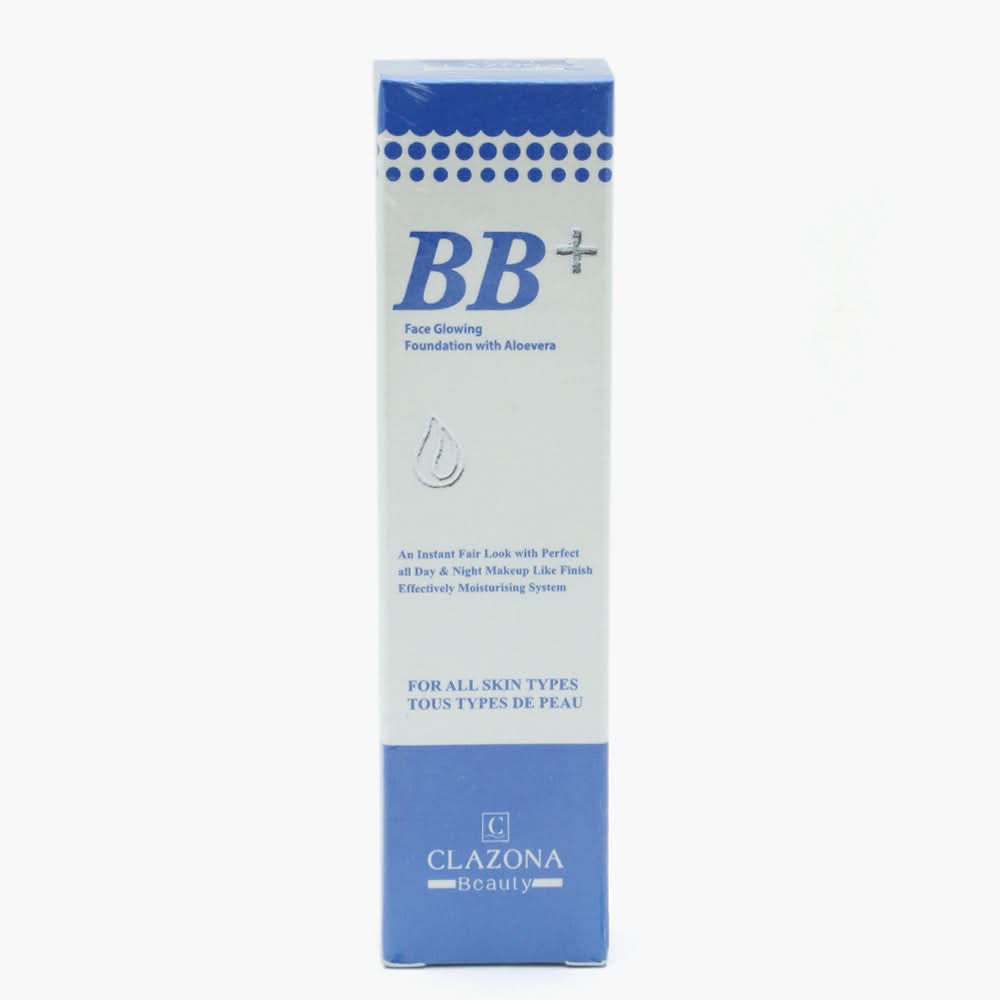 Clazona Beauty BB+ Face Glowing Foundation With Aloevera - 30g, Foundation, Clazona, Chase Value