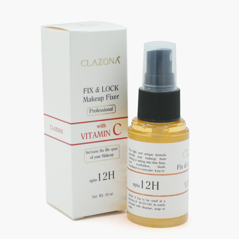 Clazona Beauty Professional Fix & Lock Makeup Fixer With Vitamin C - 35ml, Face Primers, Clazona, Chase Value