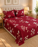 Valuables Printed Double Bedsheet - 90 × 96 Inch