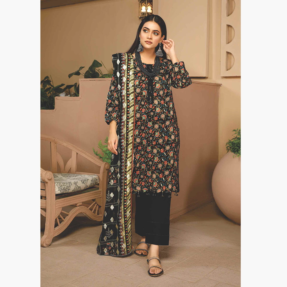 Nizha Linen Printed Luxury Zari Jacquard Unstitched 3Pcs Suit, Women, 3Pcs Shalwar Suit, Rashid Textiles, Chase Value