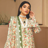 Nizha Linen Printed Luxury Zari Jacquard Unstitched 3Pcs Suit, Women, 3Pcs Shalwar Suit, Rashid Textiles, Chase Value