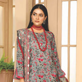 Nizha Linen Printed Luxury Zari Jacquard Unstitched 3Pcs Suit, Women, 3Pcs Shalwar Suit, Rashid Textiles, Chase Value