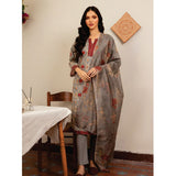 Rashid Sahl Printed Embroidered Lawn Unstitched 3Pcs Suit - 7434, Women, 3Pcs Shalwar Suit, Rashid Textiles, Chase Value