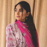 Rashid Chandni Printed Embroidered Lawn Unstitched 3Pcs Suit - 8032, Women, 3Pcs Shalwar Suit, Rashid Textiles, Chase Value
