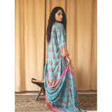 Rashid Chandni Printed Embroidered Lawn Unstitched 3Pcs Suit - 8033, Women, 3Pcs Shalwar Suit, Rashid Textiles, Chase Value