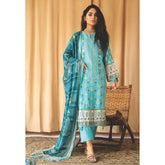 Rashid Chandni Printed Embroidered Lawn Unstitched 3Pcs Suit - 8035, Women, 3Pcs Shalwar Suit, Rashid Textiles, Chase Value