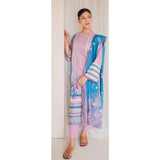 Rashid California Printed Embroidered Lawn Unstitched 3Pcs Suit - 8185, Women, 3Pcs Shalwar Suit, Rashid Textiles, Chase Value