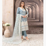 Nezarah Jacquard Emroidered Unstitched 3Pcs Suit - D-9158, Women, 3Pcs Shalwar Suit, Tawakkal Fabrics, Chase Value