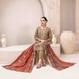 Mahrooh Embroidered Unstitched 3pcs Suit - 9252, Women, 3Pcs Shalwar Suit, Tawakkal Fabrics, Chase Value