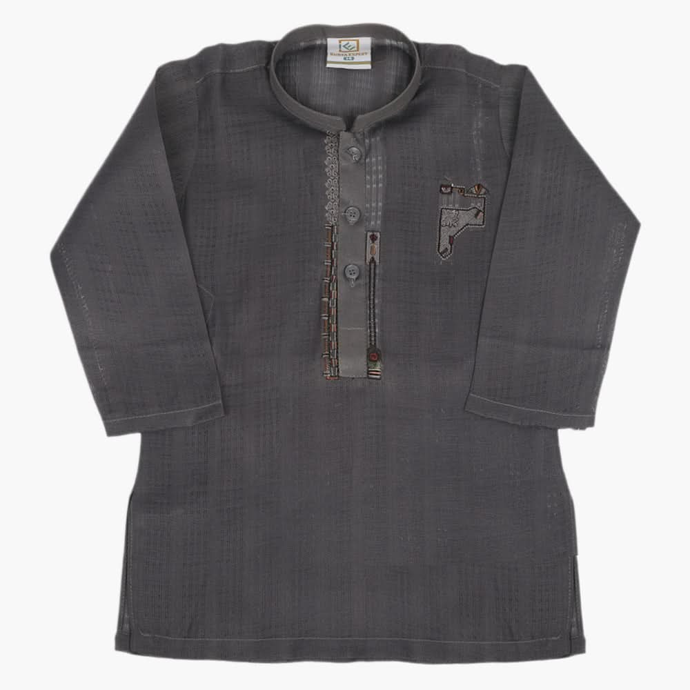 Boys Shalwar Suit - Dark Grey, Boys Shalwar Kameez, Chase Value, Chase Value