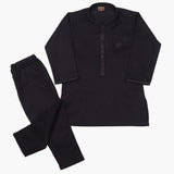 Boys Embroidered Shalwar Suit - Dark Purple, Boys Shalwar Kameez, Chase Value, Chase Value