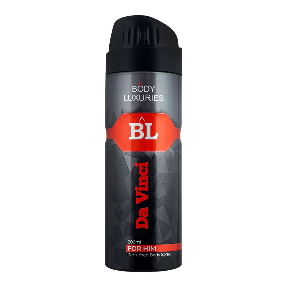 Body Luxuries Men Body Spray 200Ml - Da Vinci, Men Body Spray & Mist, Chase Value, Chase Value