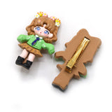 Hair Pins Pack of 2 - Green, Girls Hair Accessories, Chase Value, Chase Value