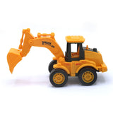 Construction Truck Pull-Back Counter Toy YM-F19 ST-02 - Mustard, Die-cast Model Car, Chase Value, Chase Value