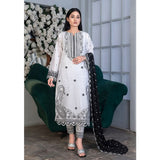 Noor Jahan Mushk Printed Lawn Chikenkari Embroidered Unstitched 3Pcs Suit, Women, 3Pcs Shalwar Suit, Chase Value, Chase Value