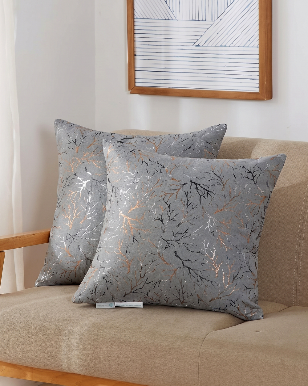 Cushion Cover Set- 2Pc 16*16, Cushions & Pillows, Chase Value, Chase Value