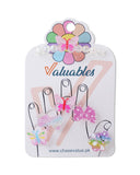 Children Rings + Bracelets Card-Multi Color