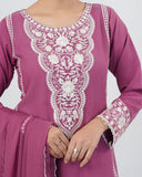 Valuables Women Chiffon Embroidered 3-Piece Suit, Women Shalwar Suits, Chase Value, Chase Value