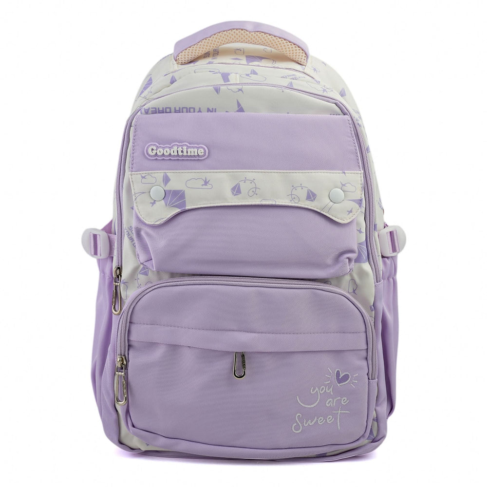 Kids School Backpack 16" - Purple, School Bags, Chase Value, Chase Value