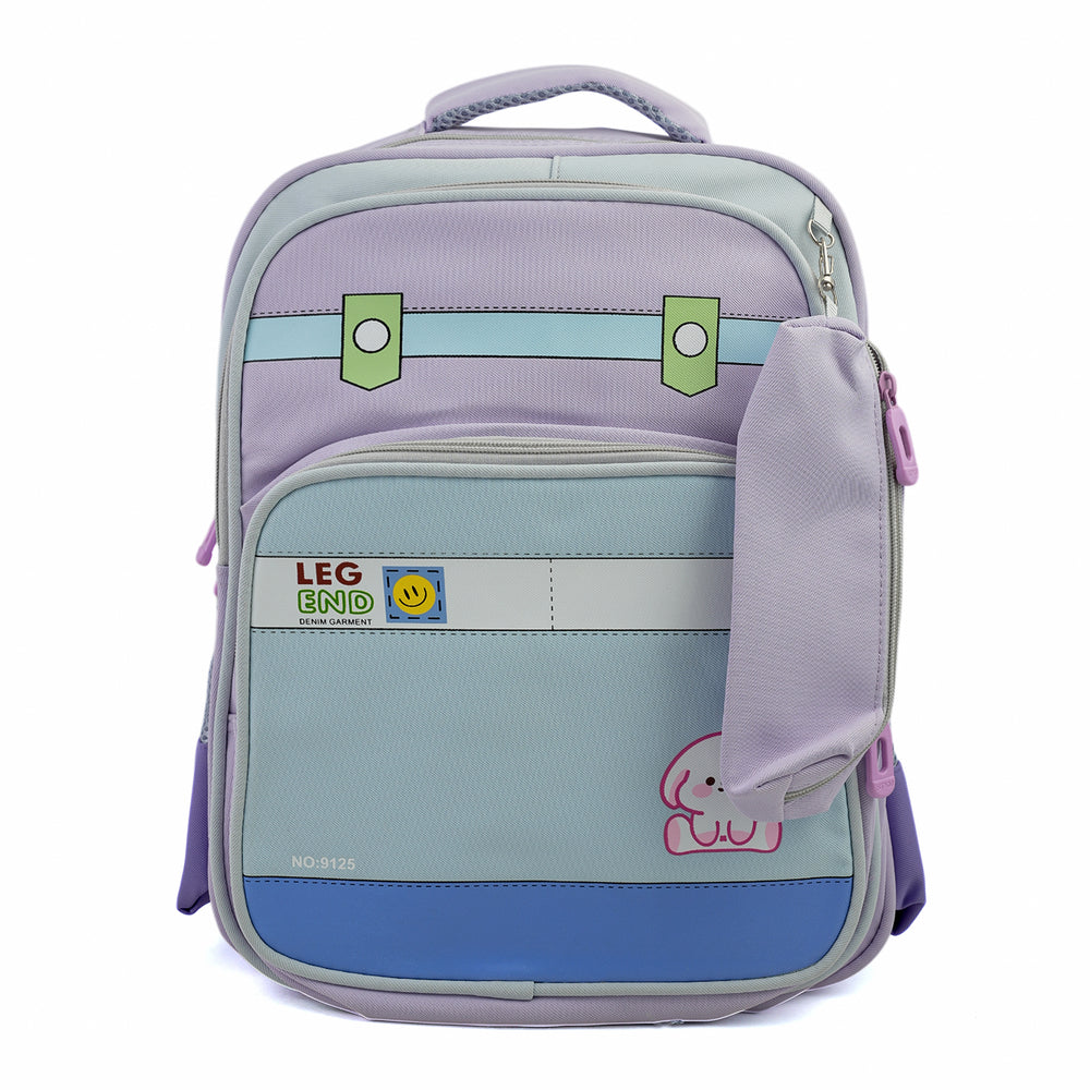 Kids School Backpack 16" - Purple, School Bags, Chase Value, Chase Value