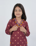 Eminent Girls Printed Suit - Maroon, Girls Shalwar Kameez, Eminent, Chase Value